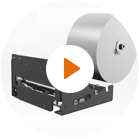 Video paper roll holder