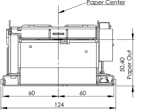 Ansicht Front (Abdeckung geschlossen)